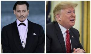 Donald Trump și Johnny Depp, nominalizați la un premiu deloc pe placul lor