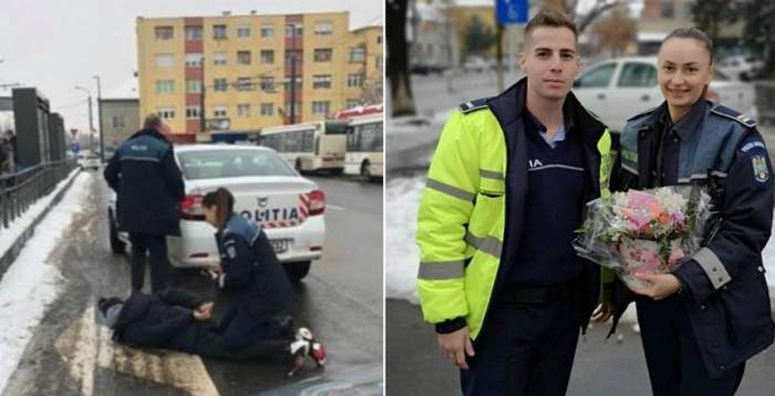 O poliţistă din Cluj a pus la pământ imediat un şmecheraş! Totul s-a întâmplat în plină stradă