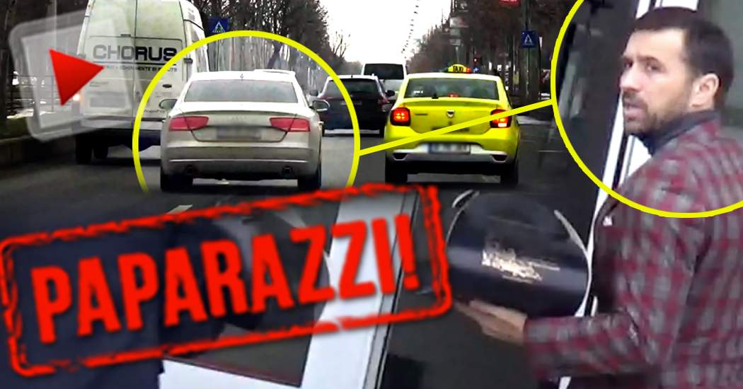 VIDEO PAPARAZZI / Pe terenul de fotbal a fost magician, dar stai să vezi de ce e în stare la volan! Lucian Sânmărtean, cursă nebună, de dragul copilului