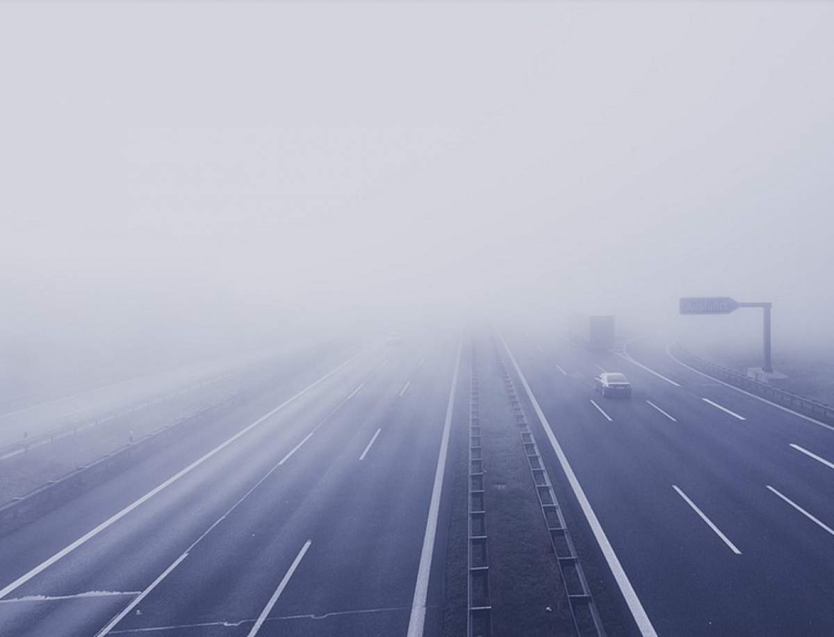 Atenţie, şoferi! Meteorologii au emis cod galben de ceaţă pentru mai multe judeţe din România