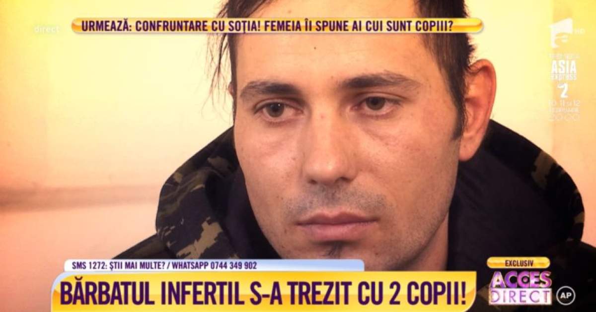 VIDEO / Infertil, un bărbat este obligat să plătească pensie alimentară celor doi copii ai soţiei. "S-a lăudat şi ea prin sat"