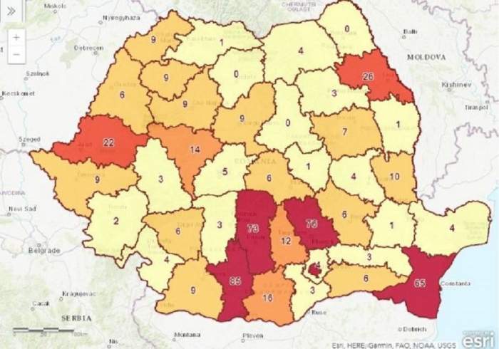 Harta gripei în România! Care sunt cele mai afectate zone din ţară