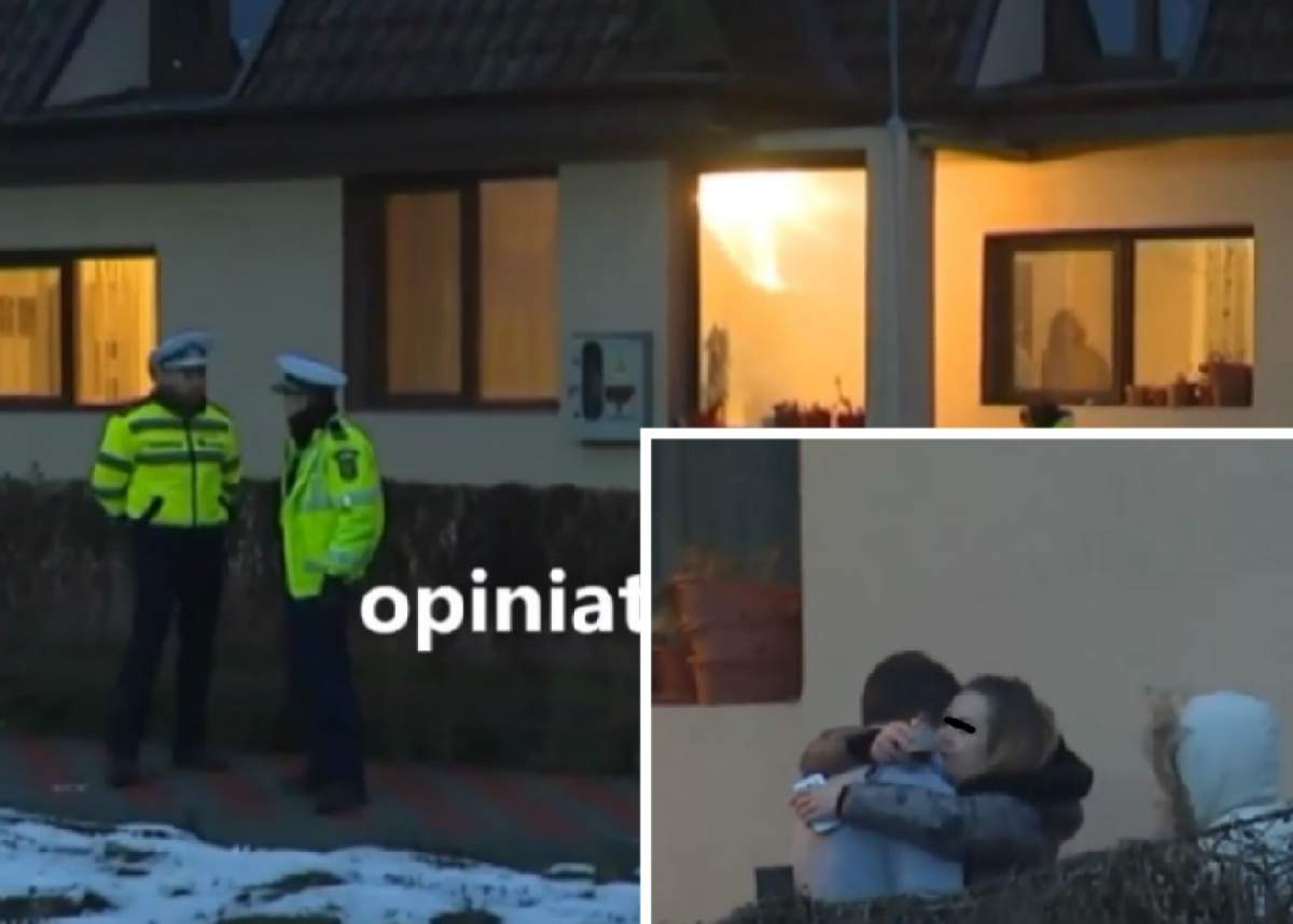 VIDEO / Copiii bărbatului ucis cu drujba în Timiş, în stare de şoc! Primele imagini cu fiul cel mare al victimei