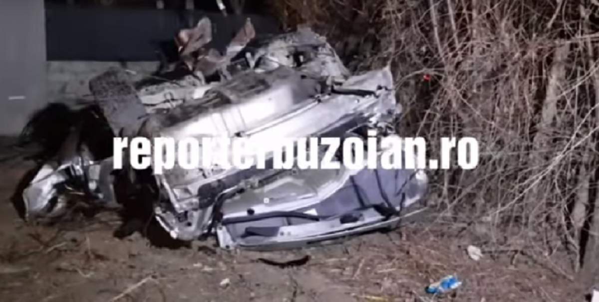 VIDEO / Accident cumplit în Buzău! Doi tineri şi-au pierdut viaţa, după o noapte de distracţie în club