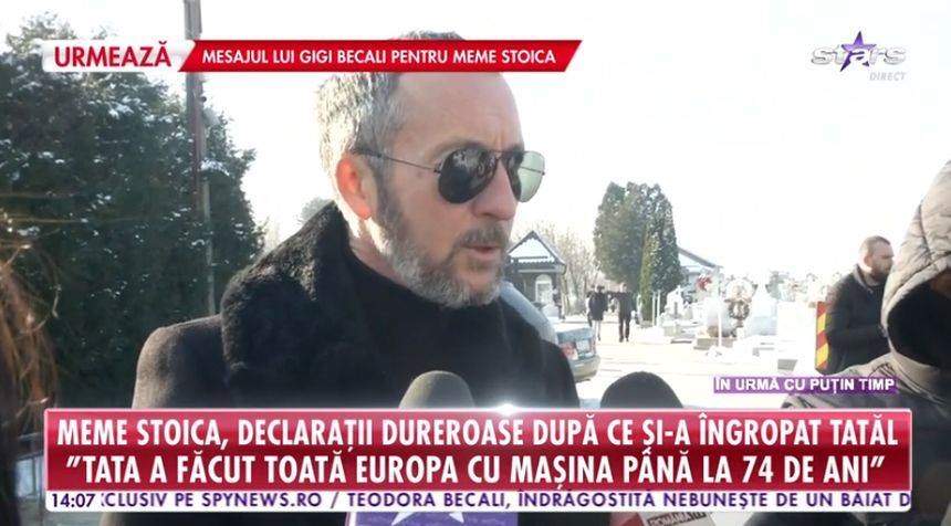 VIDEO / Mihai Stoica și-a înmormântat tatăl. Directorul sportiv este îngenunchiat de durere: "Îl sunam după fiecare meci"