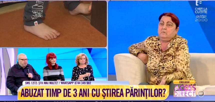 VIDEO / Un copil de șapte ani, abuzat și bătut, de către patru vecini.  "Băieţelul e foarte speriat"