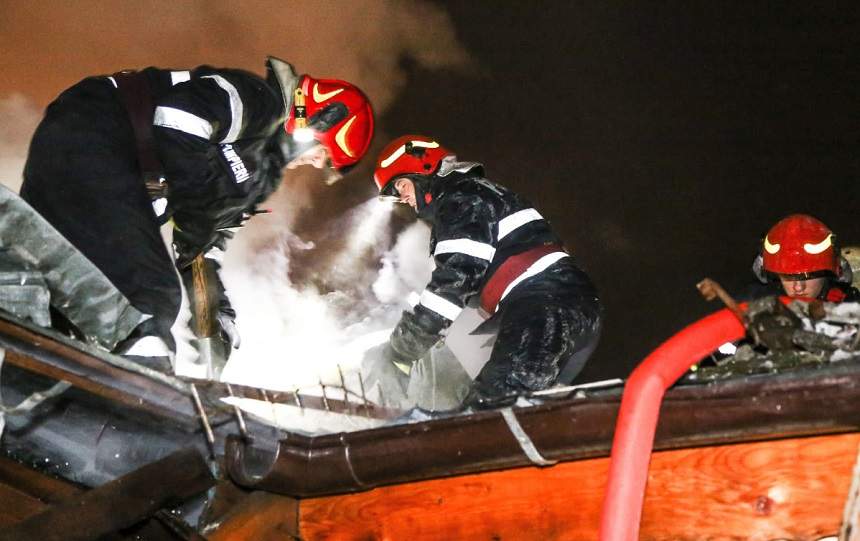 VIDEO / Incendiu puternic în Bucureşti! Şase case au ars