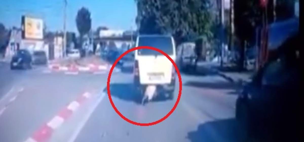 Momentul incredibil când o capră evadează din portbagajul unei mașini, la Constanța. VIDEO
