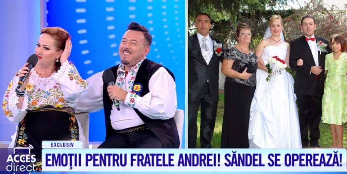 Fratele Andrei, probleme grave de sănătate! Săndel trebuie să se opereze de urgenţă. VIDEO