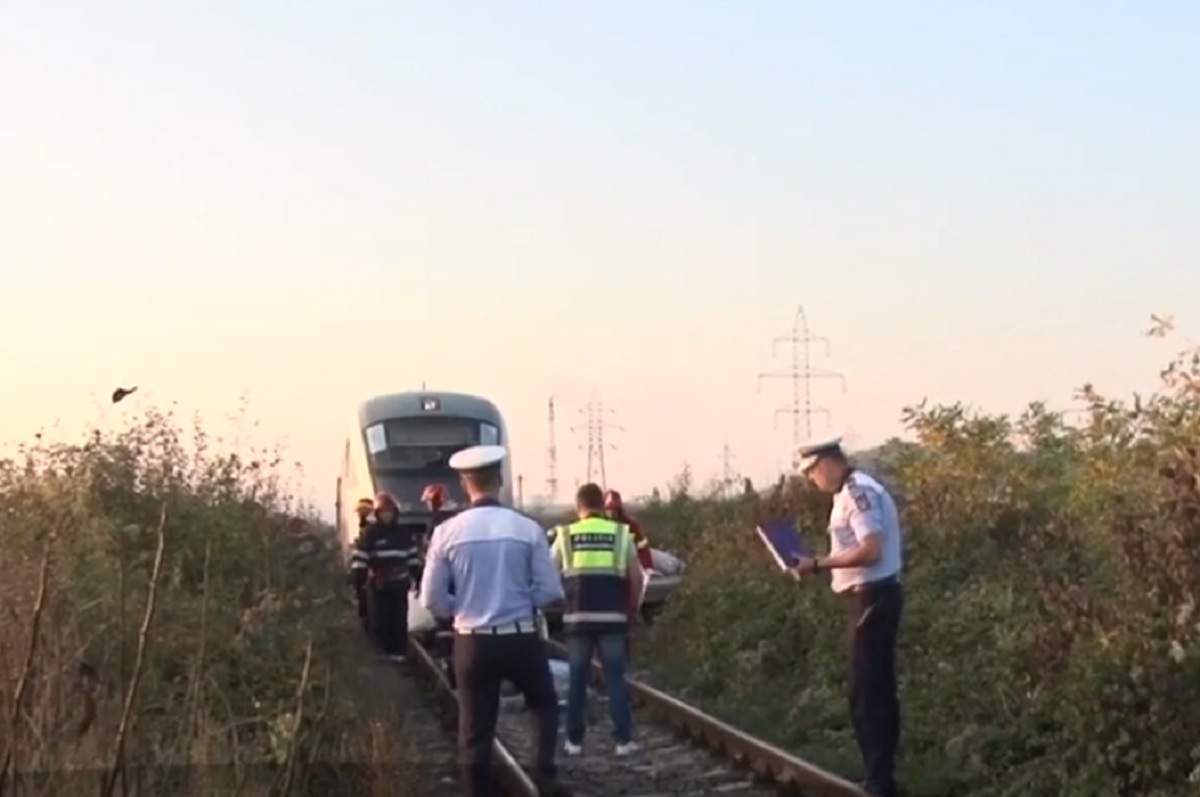 Tragedie în Dâmboviţa! Doi soţi au murit, după ce maşina lor a fost spulberată de tren