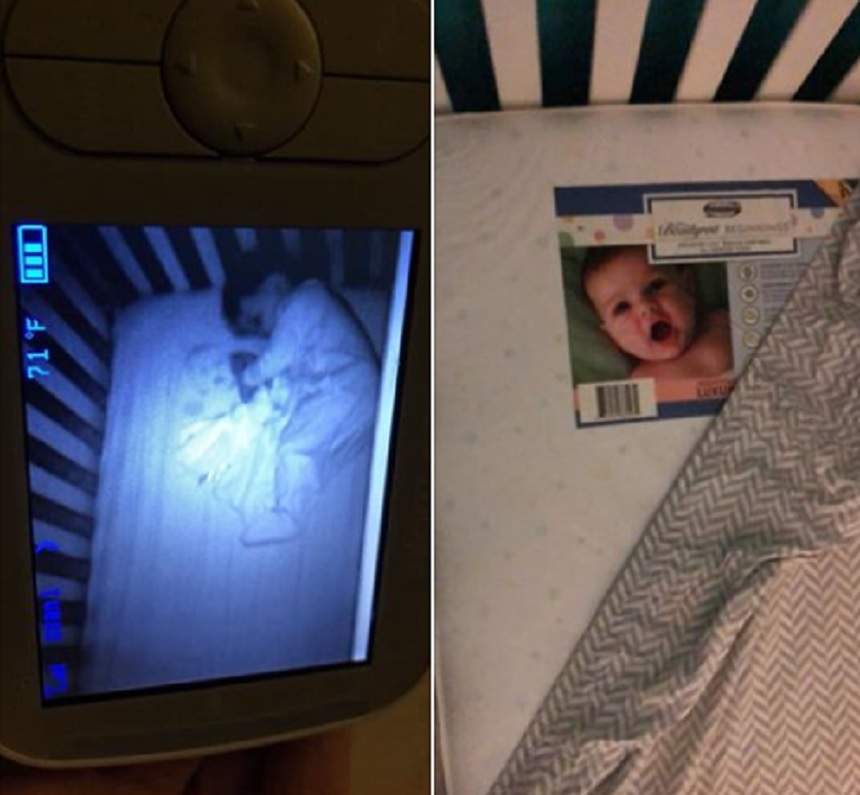 O tânără mamă era convinsă că a văzut o fantomă în patul copilului! Când a aprins lumina a încremenit. FOTO