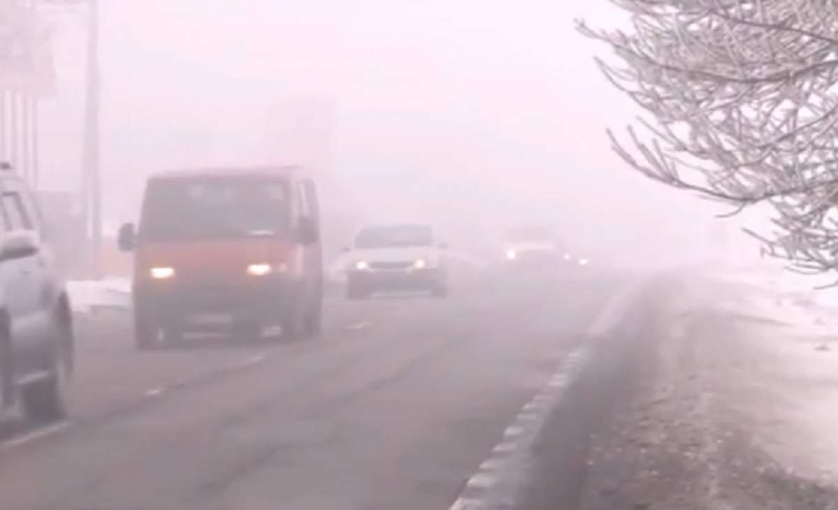 Avertizări meteo de ultimă oră! Cod galben de ceață, în mai multe regiuni din România