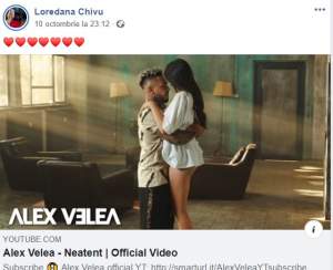 Loredana Chivu, declarație de dragoste pentru Alex Velea! Fanii au rămas mască