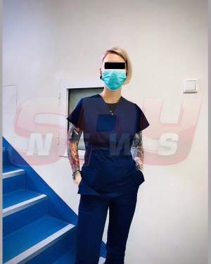Asistentă medicală, surprinsă într-o ipostază ca în filmele pentru adulţi / Legată şi atârnată de tavan!