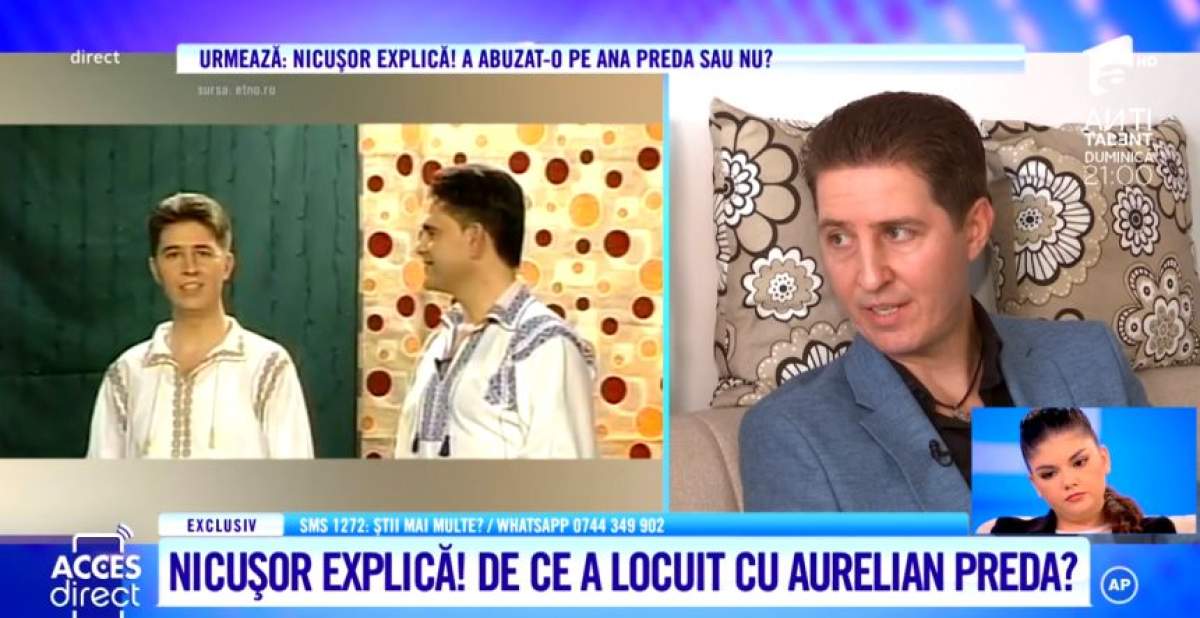 Ce spune Nicuşor Iordan despre aşa zisa relaţie de dragoste cu Aurelian Preda. "Trăim în 2019, nu mai este incriminată nici de lege"