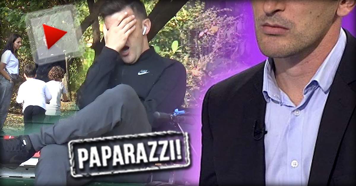 VIDEO PAPARAZZI / Imagini uluitoare cu un greu din fotbal! A ieşit cu familia în parc, dar era să adoarmă pe o bancă