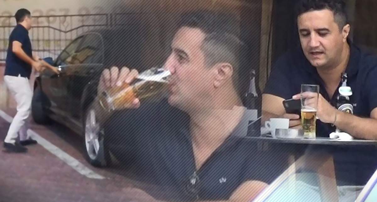 VIDEO PAPARAZZI / Imagini uluitoare cu nepotul favorit al lui Gigi Becali! Lucian a consumat alcool, apoi s-a urcat la volan