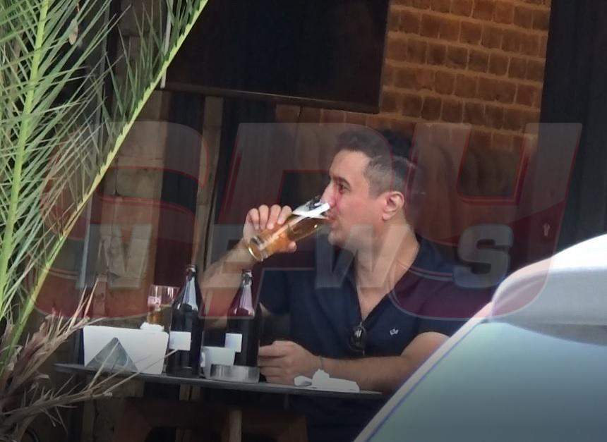 VIDEO PAPARAZZI / Imagini uluitoare cu nepotul favorit al lui Gigi Becali! Lucian a consumat alcool, apoi s-a urcat la volan