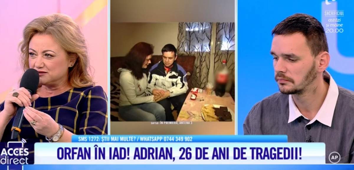 Abandonat de mamă şi plimbat prin 6 orfelinate, Adi îşi caută sora la "Acces Direct"! "Am ajuns ca ultimul om" / VIDEO