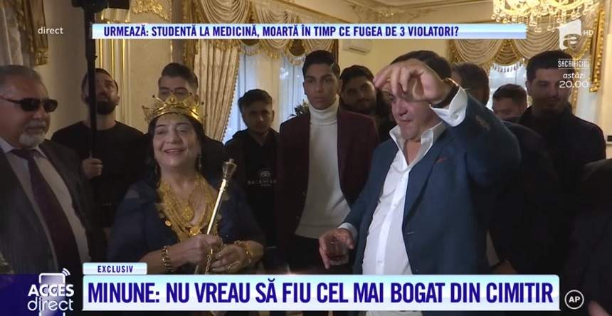 Nuntă aurită în familia Mariei Câmpina,  între 2 palate fermecate! Cei mai cunoscuți maneliști au întreținut atmosfera / VIDEO