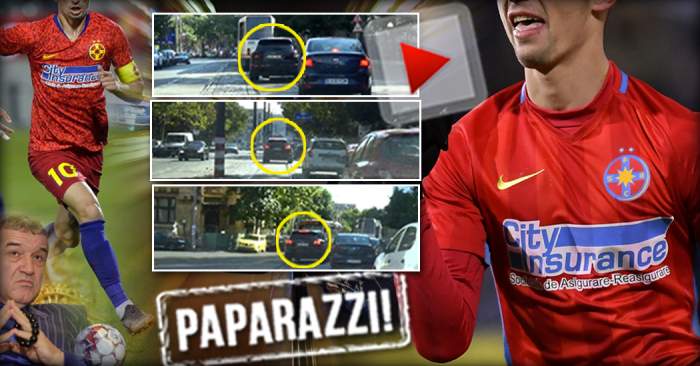 VIDEO PAPARAZZI / Nici pe terenul de fotbal nu driblează aşa! Favoritul lui Gigi Becali, suprins în timpul unei curse nebune, în oraş