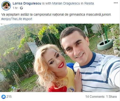 S-au împăcat Larisa și Marian Drăgulescu? Cei doi sunt din nou împreună, după ce ambii au suferit din dragoste