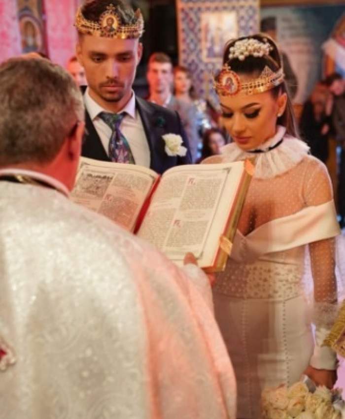 Vlăduța Lupău și portarul de la CFR Cluj, Adrian Rus, s-au căsătorit! Cine au fost nașii