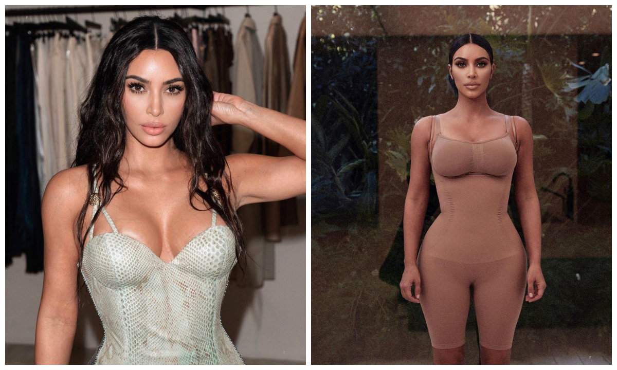 Ce folosește Kim Kardashian în loc de sutien. Pare bizar, dar îi oferă un decolteu bombă!