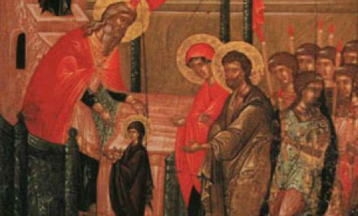 Calendar ortodox joi, 21 noiembrie. Creștinii sărbătoresc Intrarea în Biserică a Maicii Domnului! Este dezlegare la pește