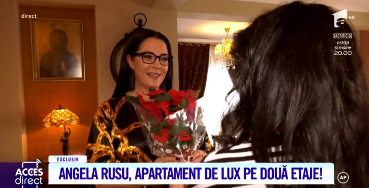 Angela Rusu trăieşte pe picior mare. Artista are un apartament imens cât o casă / VIDEO