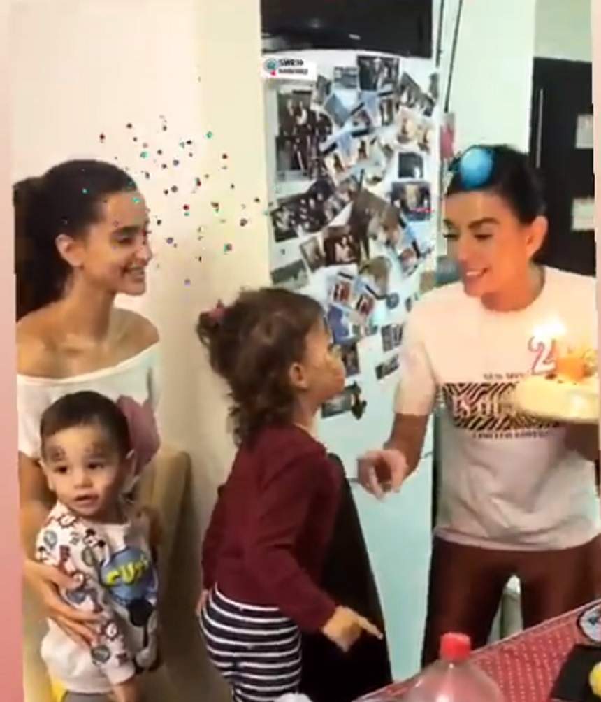 VIDEO / Soția lui Steliano Filip, sărbătorită cu mare fast, de ziua de naștere! Cine i-a fost alături Biancăi