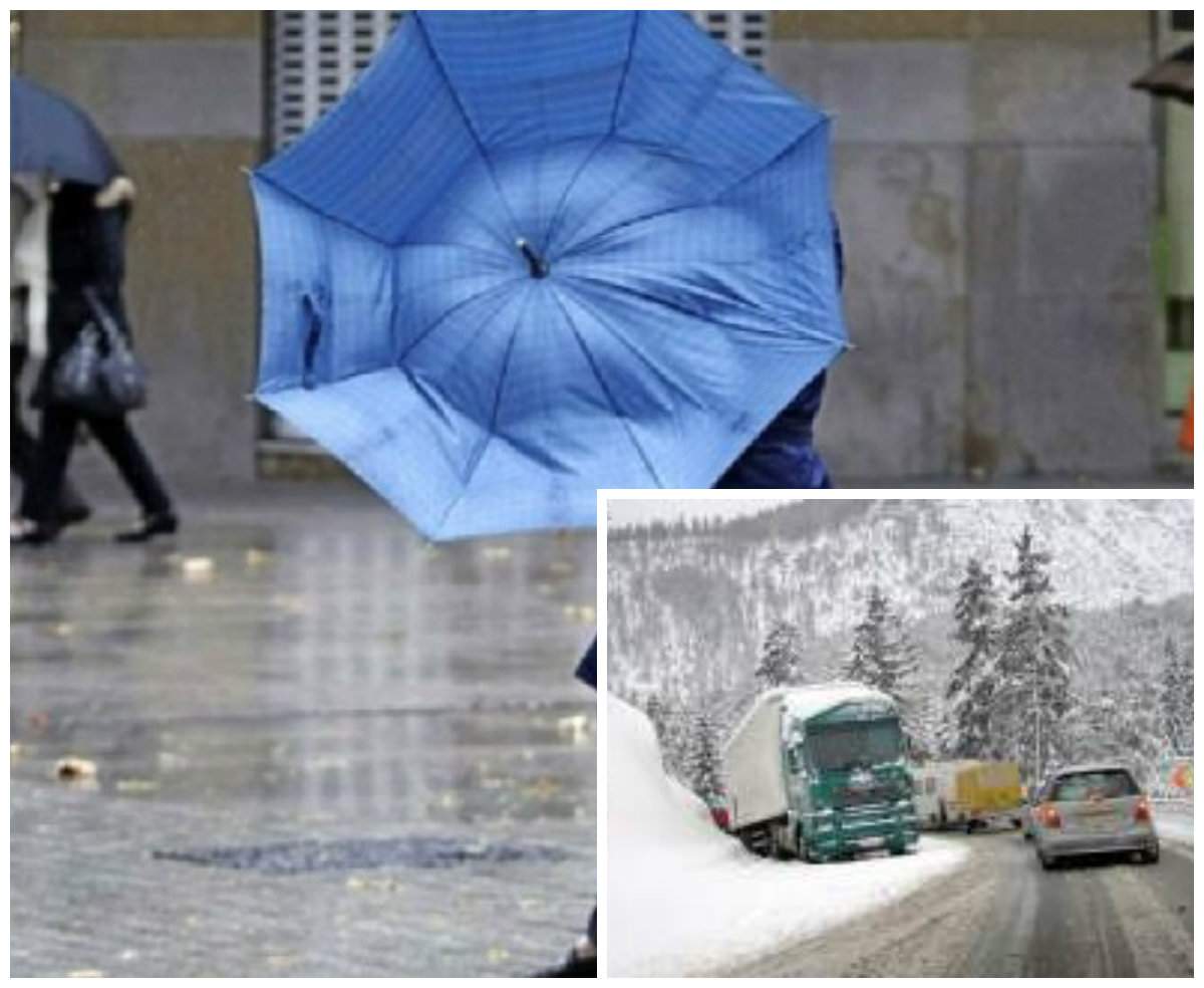 Iarna pune stăpânire pe România! E cod galben de vânt puternic. Temperaturile au scăzut dramatic