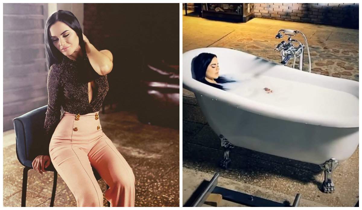 Carmen de la Sălciua, goală în cadă. Imaginile au ajuns pe internet / FOTO