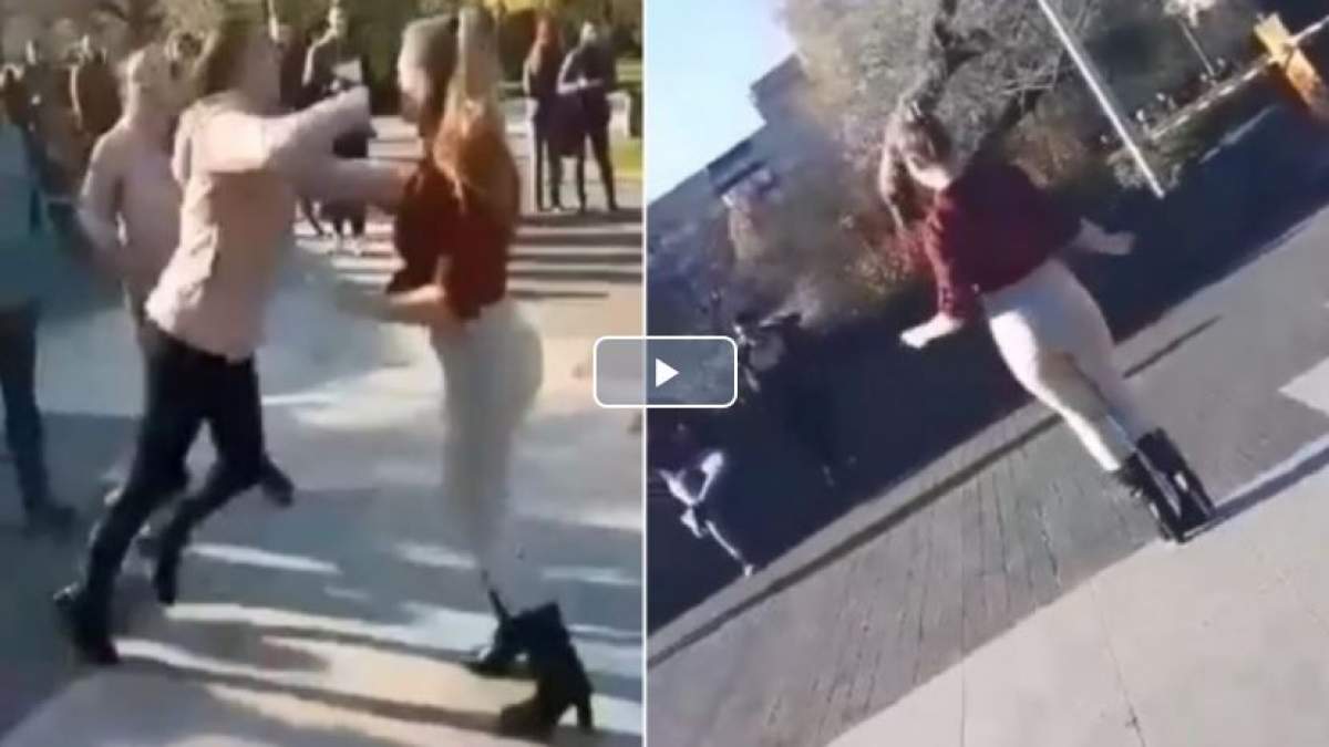 A dansat pe manele după ce a bătut o fată în parc! Colegii au filmat tot şi au pus pe internet