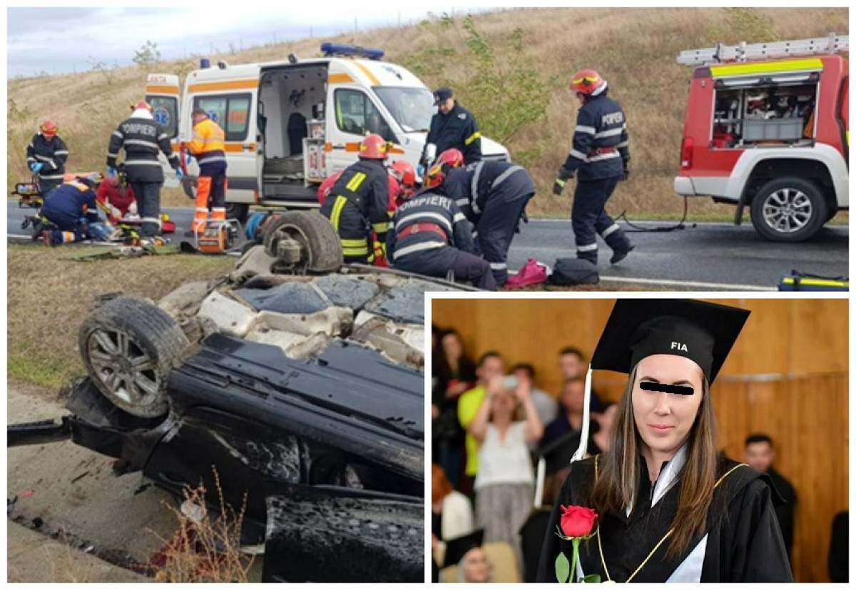 Ionela, o tânără de 23 de ani, a murit astăzi pe autostrada A1. E șocant cum s-a produs accidentul!