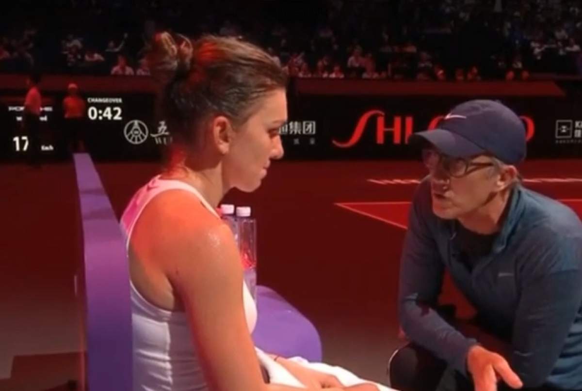 VIDEO / Darren Cahill a ajuns la psiholog, după discuţia dură pe care a avut-o cu Simona Halep la Turneul Campioanelor! „Nu este un moment plăcut”