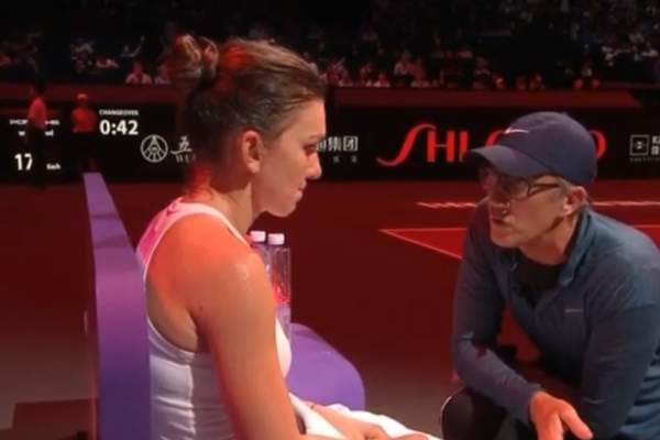 VIDEO / Darren Cahill a ajuns la psiholog, după discuţia dură pe care a avut-o cu Simona Halep la Turneul Campioanelor! „Nu este un moment plăcut”