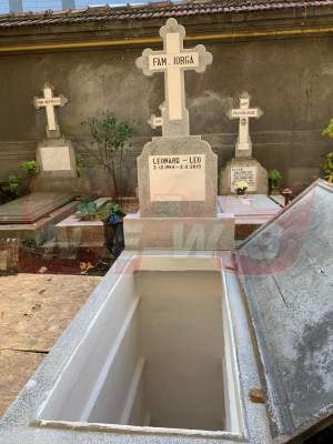 FOTO / Primele imagini cu locul de veci al lui Leo Iorga. Artistul va fi înmormântat în Cimitirul Bellu