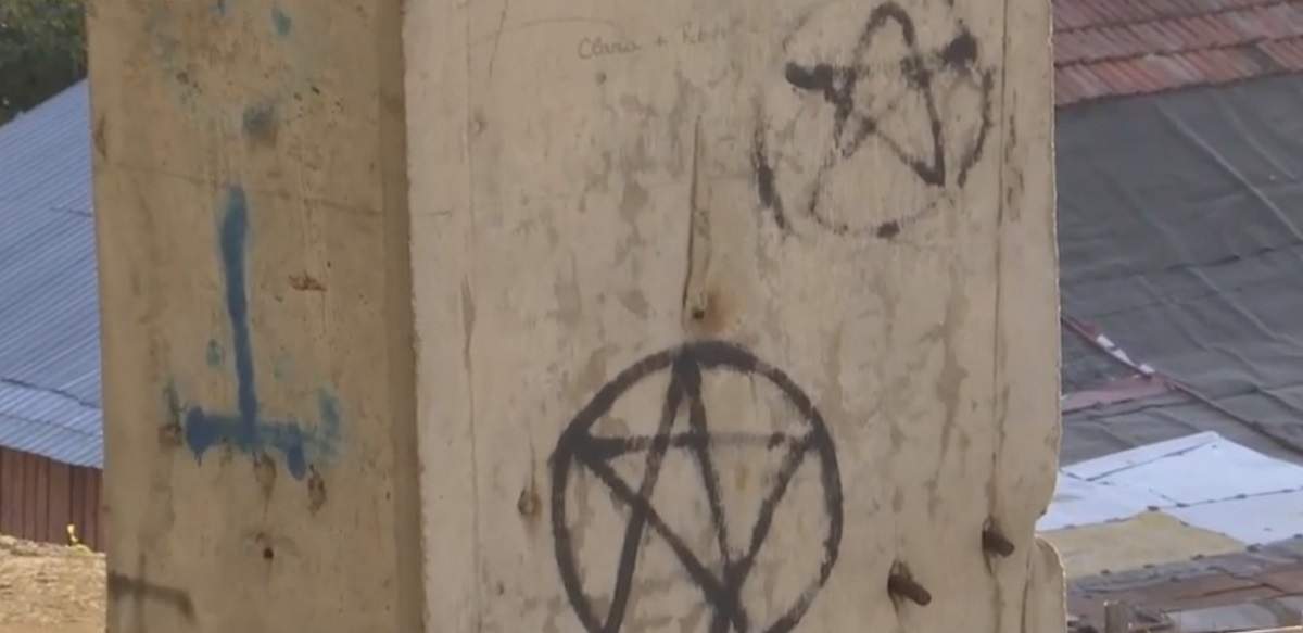 Primele imagini din Giurgiu, de la locul unde o tânără ar fi fost violată într-un ritual satanic. VIDEO