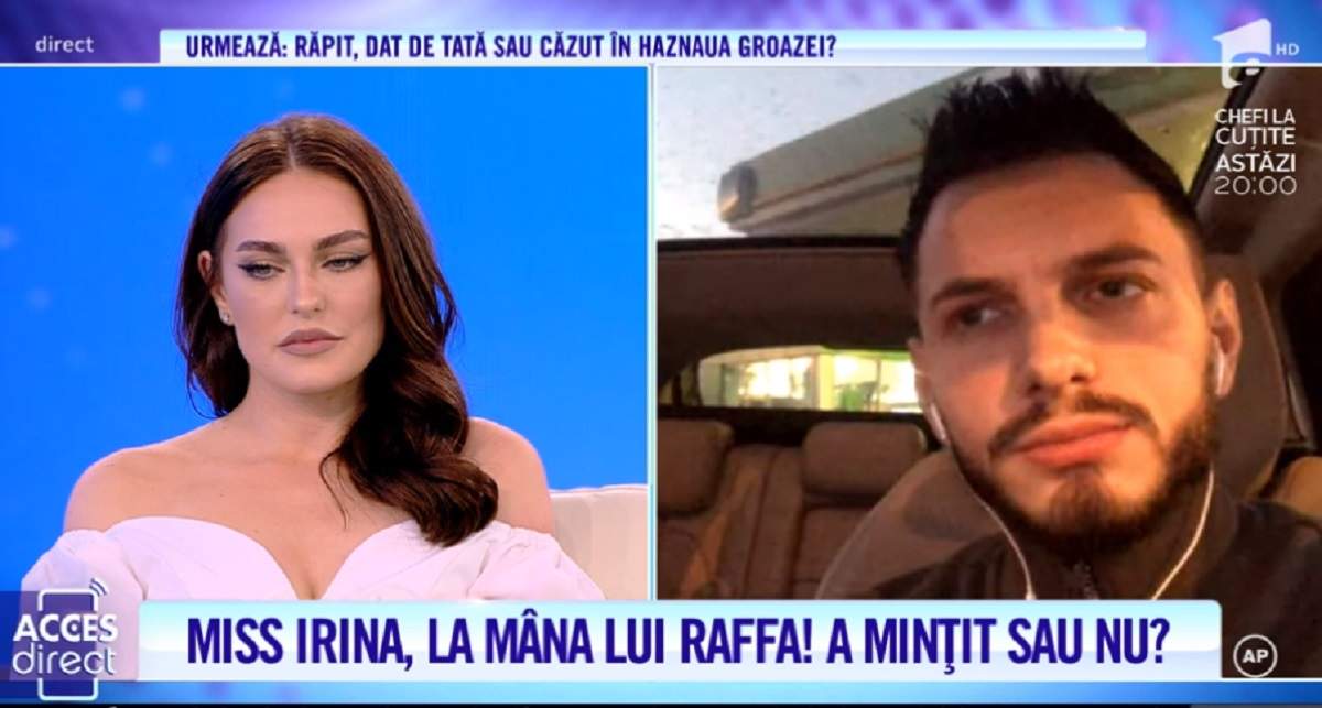 Miss Irina, la mâna lui Raffaello! Rezultatul detectorului de minciuni. A spus sau nu adevărul?