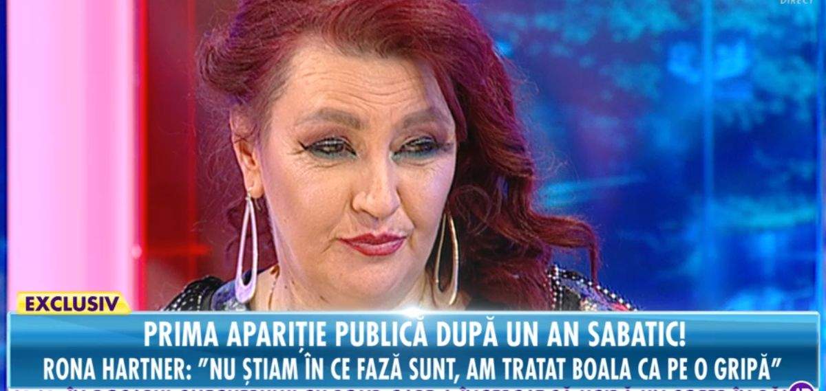 Rona Hartner a trecut de la pasul spre moarte, la pasul spre marea fericire. Cântăreața, dezvăluiri despre cel mai dificil an