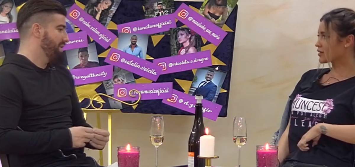 Nicoleta Dragne și Tavi, noul cuplu de la Like a Star! Gesturi romantice, în direct. VIDEO