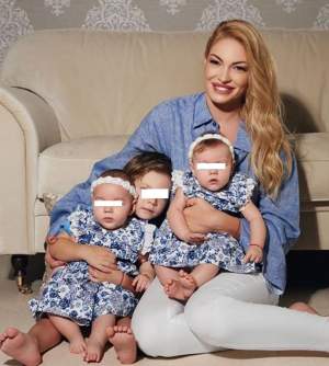 FOTO / Motiv de sărbătoare pentru Cristi Borcea și Valentina Pelinel: gemenele împlinesc 9 luni! Ce mesaj le-a transmis blondina