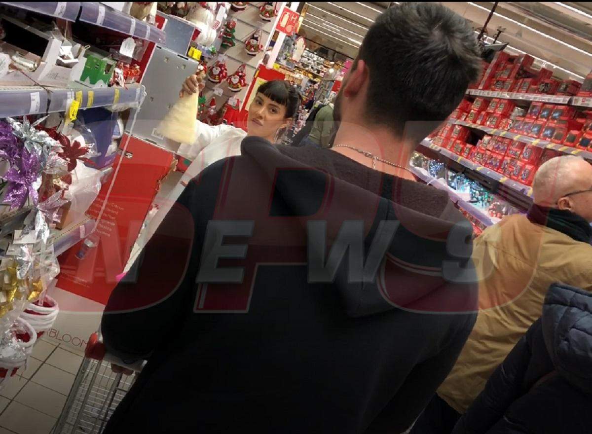 VIDEO PAPARAZZI / Ea comandă, el execută! Nicoleta Nucă și iubitul, sesiune nebună de shopping, înainte de Sărbători. Au golit portofelul și rafturile!