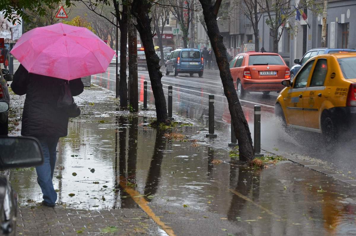 Vremea în București, vineri, 13 decembrie. Până când vor mai continua ploile