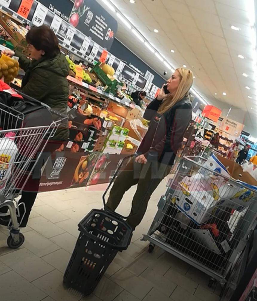 VIDEO PAPARAZZI / Shopping-ul nu mai e ce-a fost! Iată ce a făcut femeia care i-a dăruit doi copii lui Daniel Pancu pe toată durata unei sesiuni de cumpărături