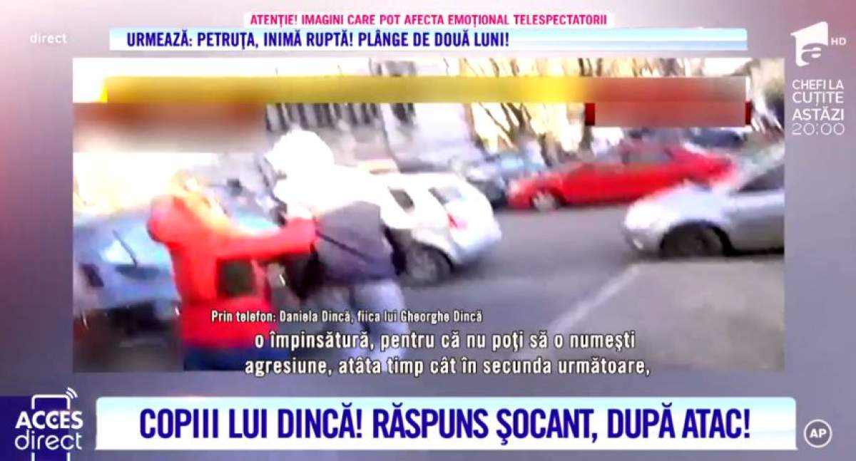 Fata lui Dincă, prima reacţie după ce fratele său i-a atacat pe jurnalişti. "Nu a fost o agresiune"