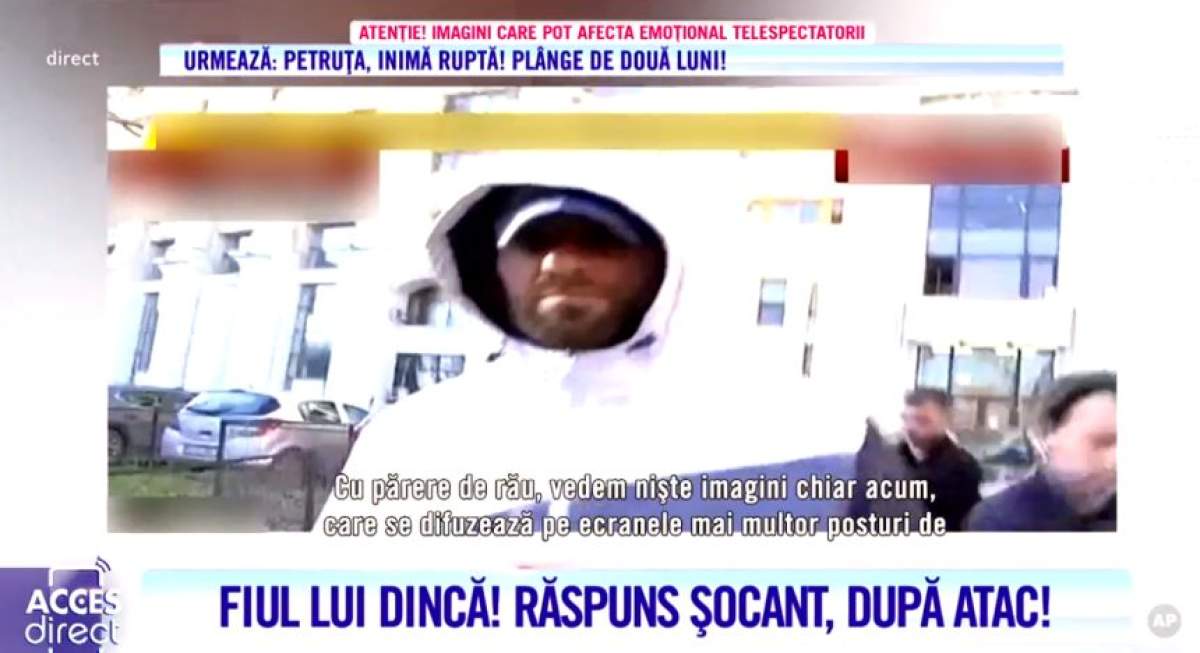 Cum se apără fiul lui Gheorghe Dincă, după ce i-a atacat pe jurnalişti. "Au încercat să folosească cuvinte obscene"