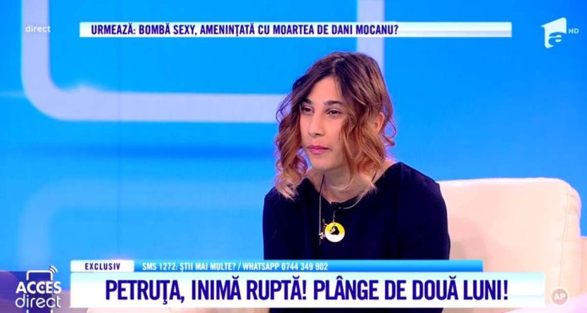 Petruţa plânge şi suspină, după ce iubitul a părăsit-o fără explicaţii. "Am zis că dacă nu va fi al meu, eu mă omor" / VIDEO
