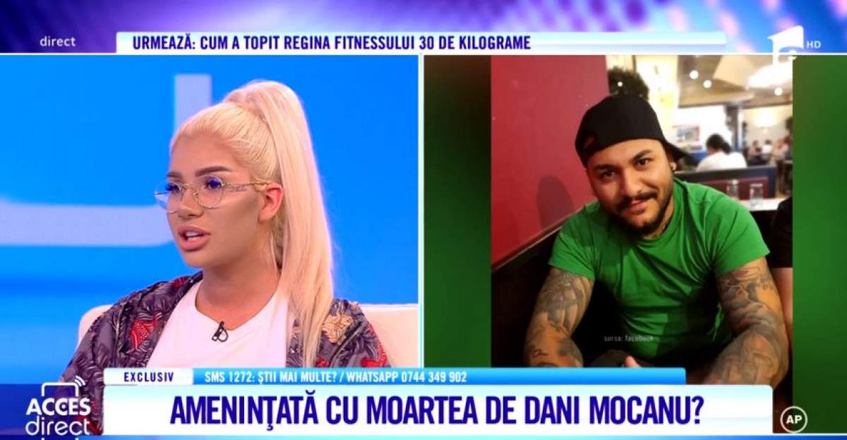 Dani Mocanu, acuzat de fosta iubită că a ameninţat-o. "Îmi spunea că vrea să mă prostituez pentru el"